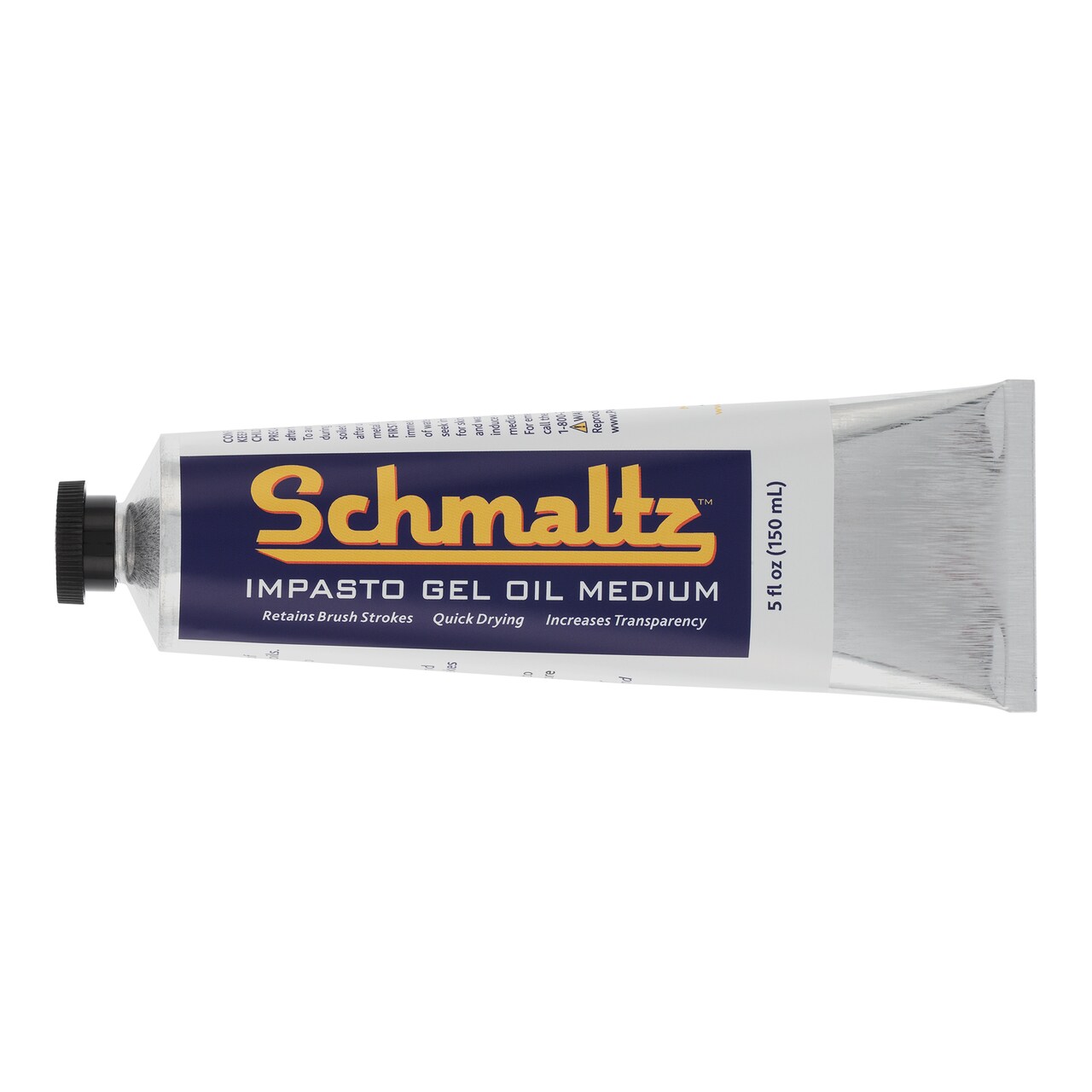 Schmaltz Artist Oil Impasto Gel Medium 150mL Tube - Quick Drying Impasto Gel to Increase Shine & Volume and Improve Transparency & Gloss